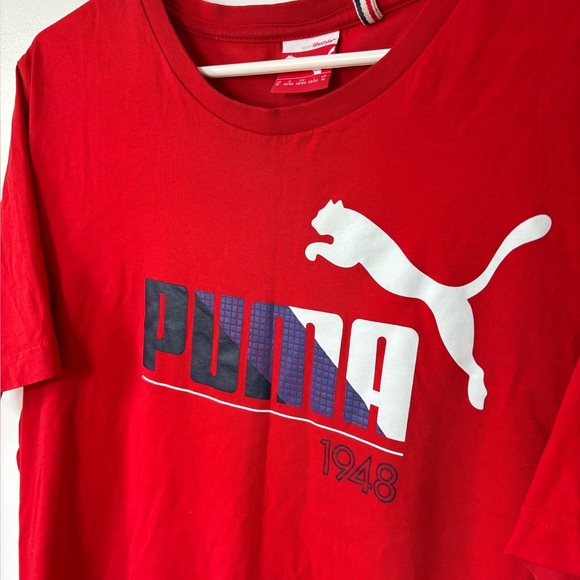 🎉4/30$🎉 Puma Red Graphic Tee - Size M - Picture 2 of 5